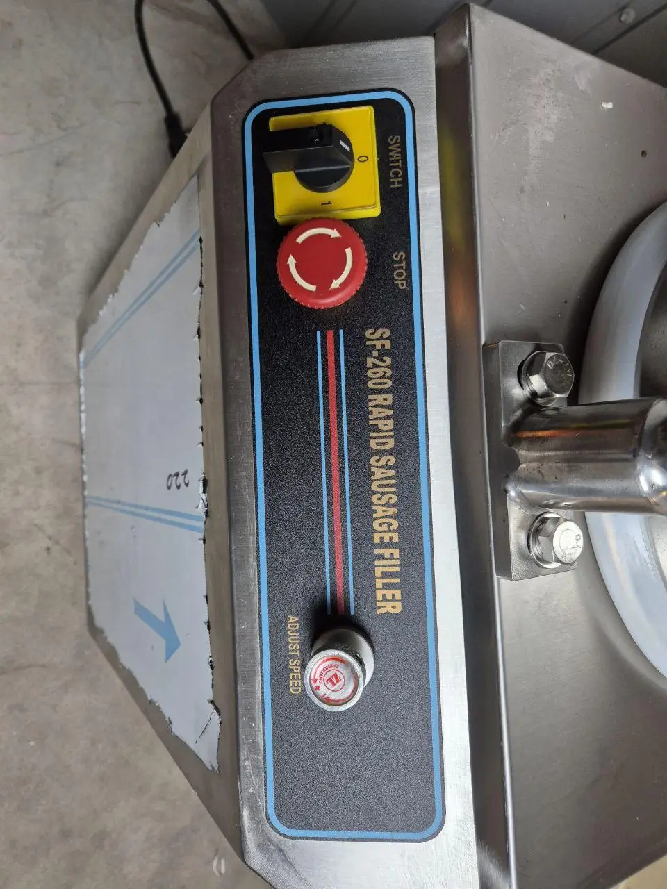 Професійний гідравлічний шприц для набивки ковбас sf260