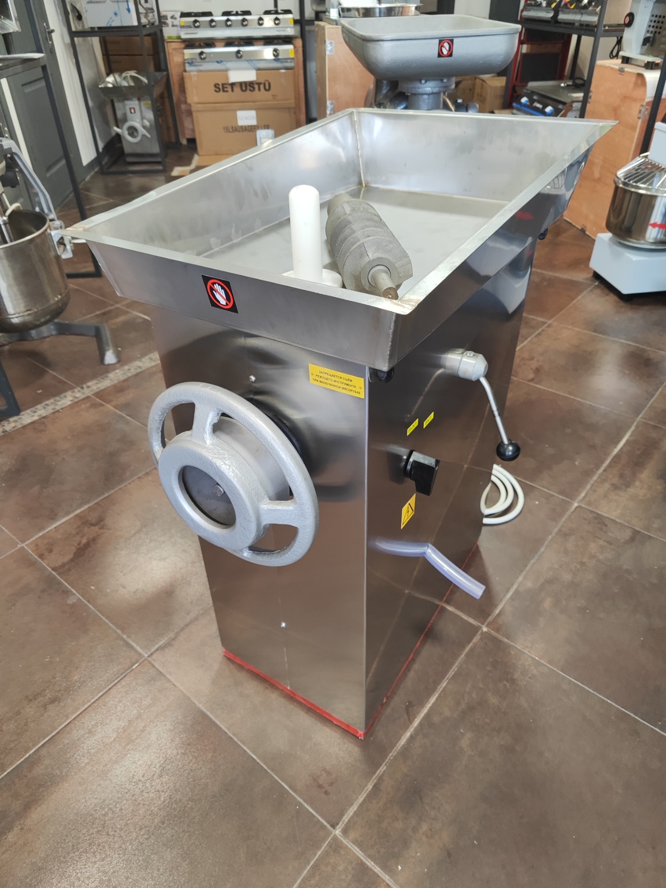 М'ясорубка промислова МІМ 105 ТоргМаш, 500 кг/годину, 380В