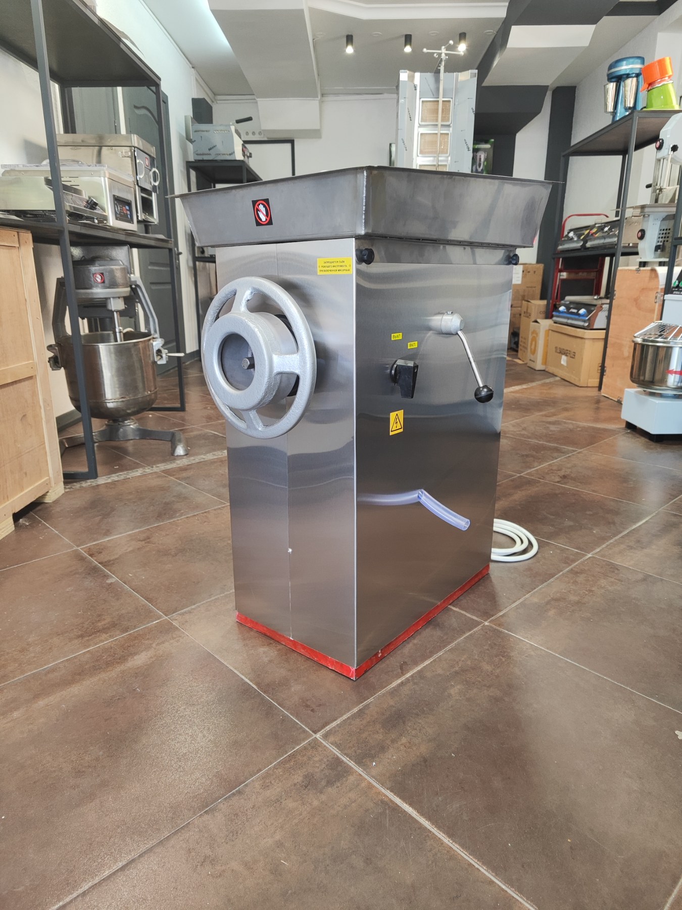 М'ясорубка промислова МІМ 105 ТоргМаш, 500 кг/годину, 380В