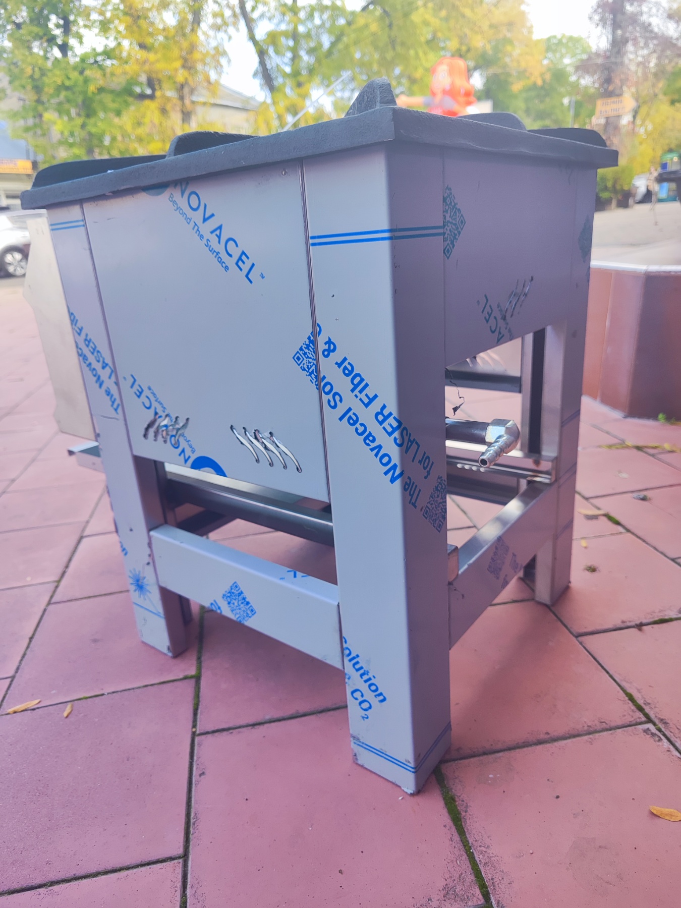 Професійна газова плита görkem gyo 4050 (конфорка 400*400 мм)