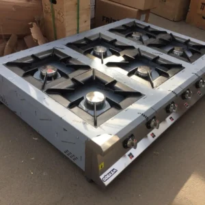 Професійна газова плита görkem pso 60 — настільна, 6 конфоркова