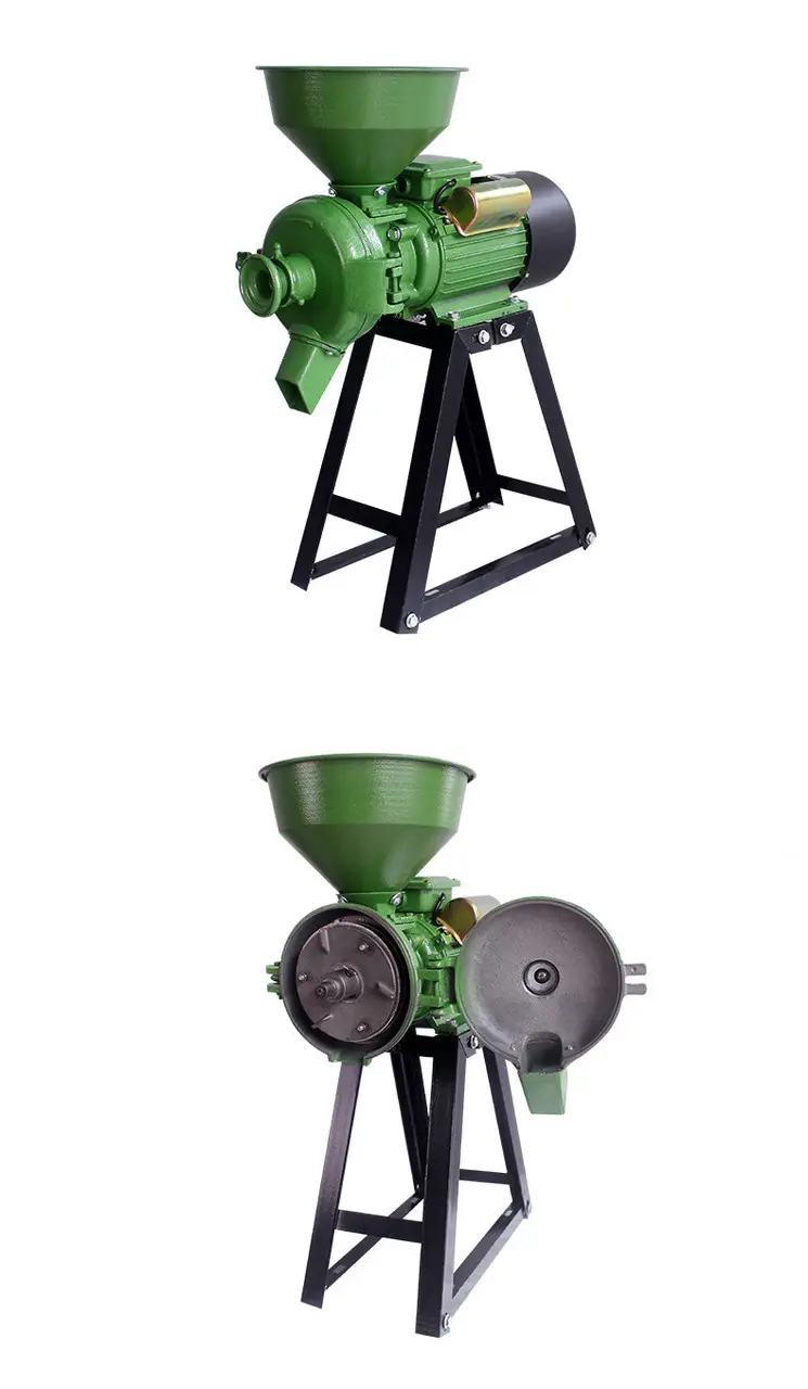 Дробарка-млин універсальна зі змінними жорнами (камінь + сталь) MFS-150 - Зображення 2