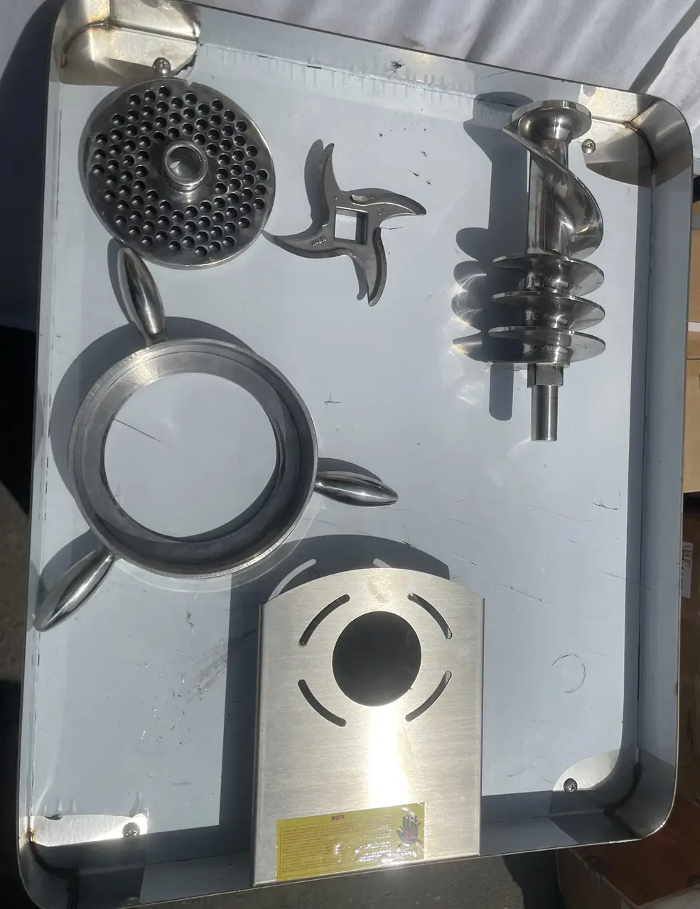 М’ясорубка промислова XH-S42 (800 кг/год) - Зображення 4