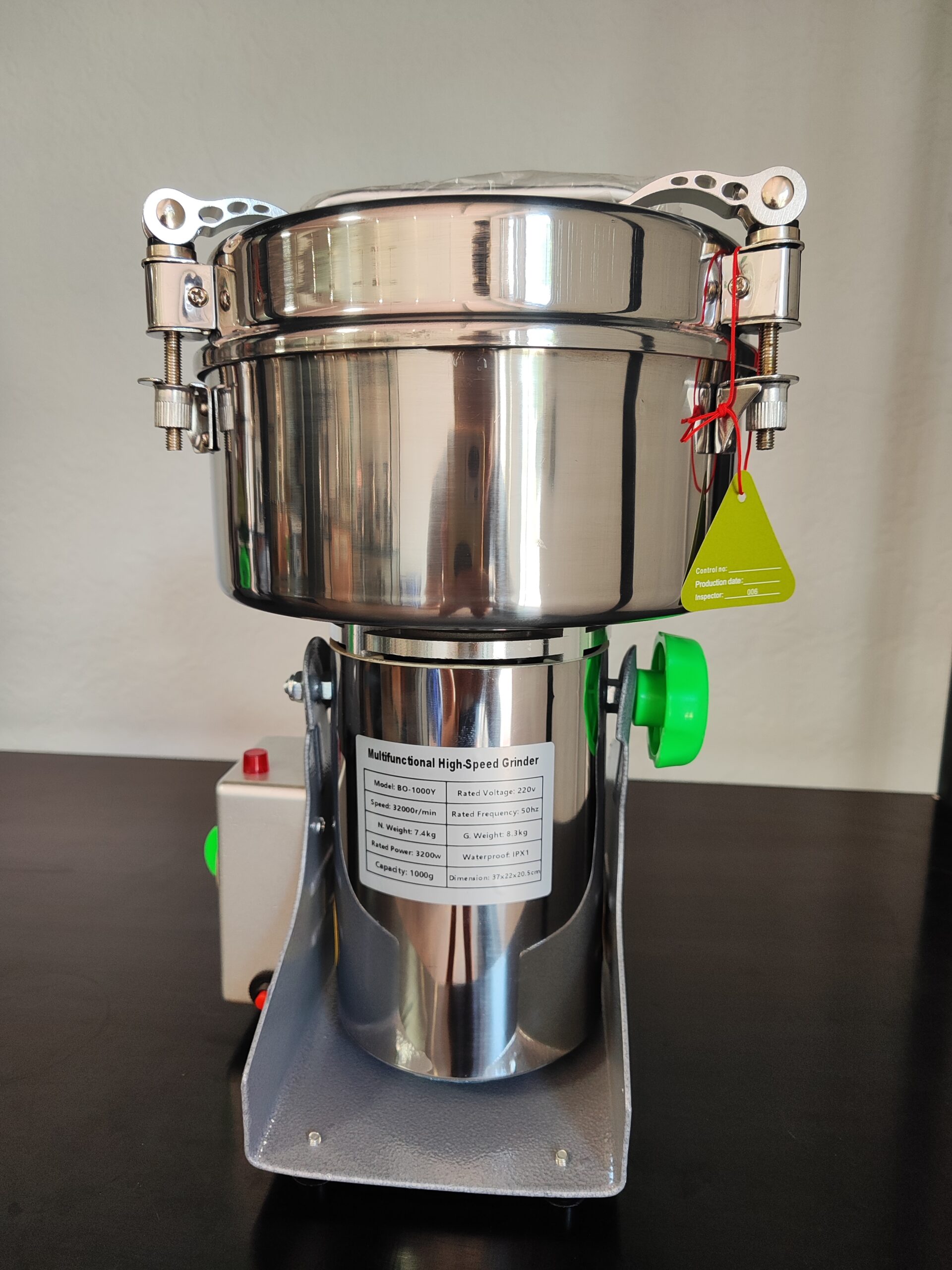 Дробарка-млин для спецій, цукру та сухих продуктів BO1000Y