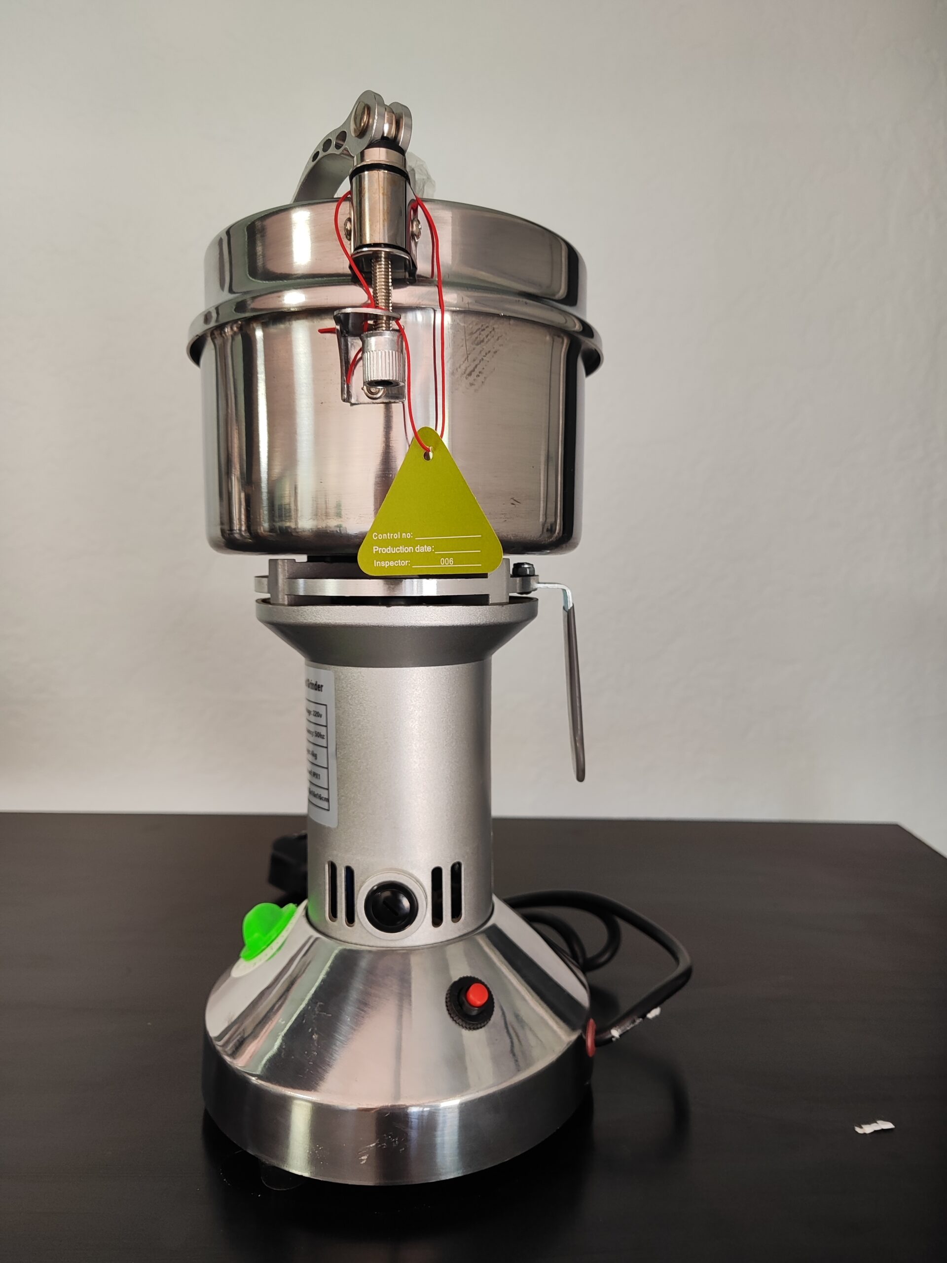 Дробарка-млин для спецій, цукру та сухих продуктів BO-350T - Зображення 2