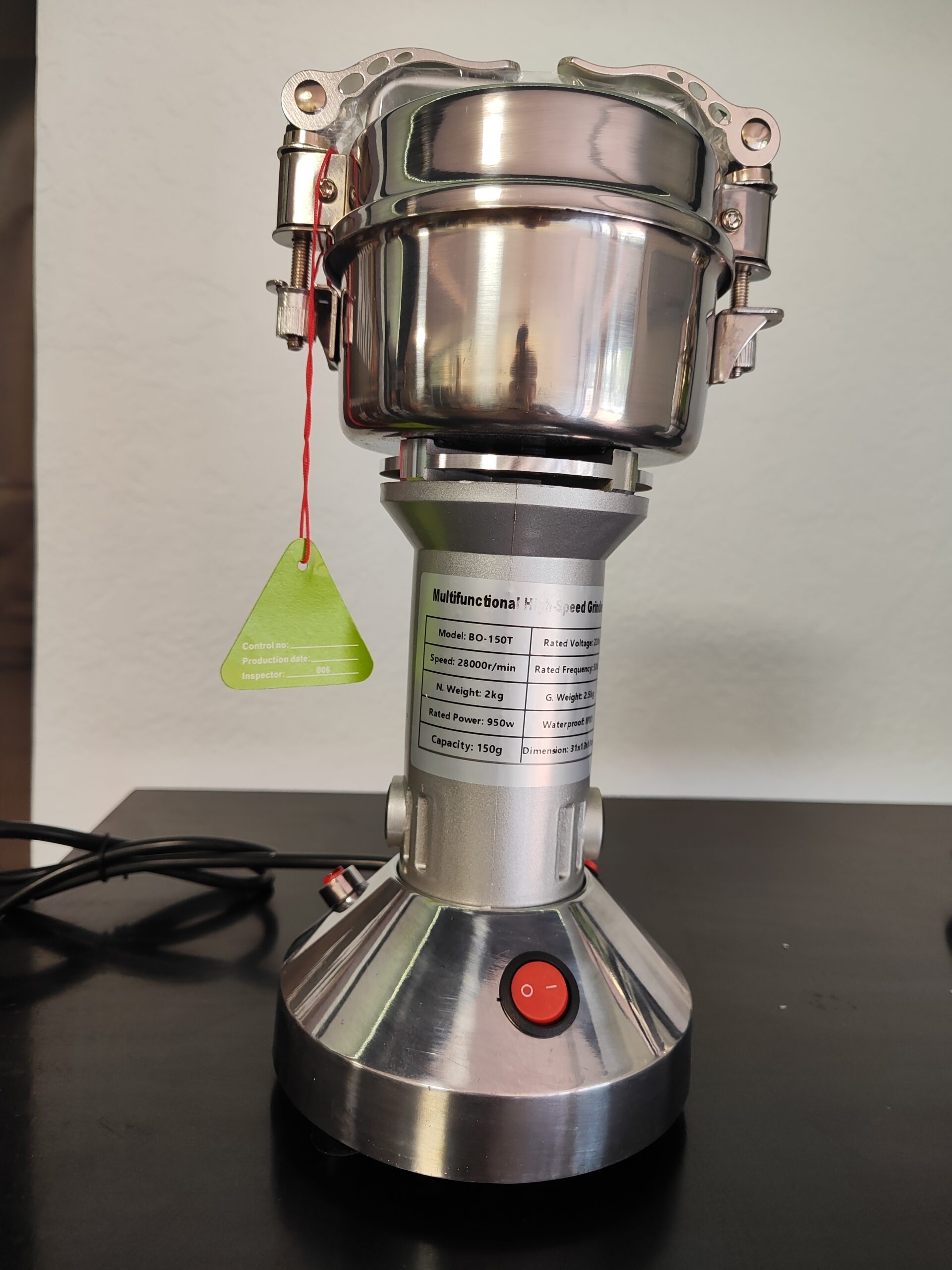 Дробарка-млин для спецій, цукру та сухих продуктів ВО-150Т