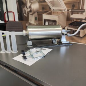 Шприц ковбасний механічний на 4 кг фаршу КУ-2008 РА, з нержавіючої сталі