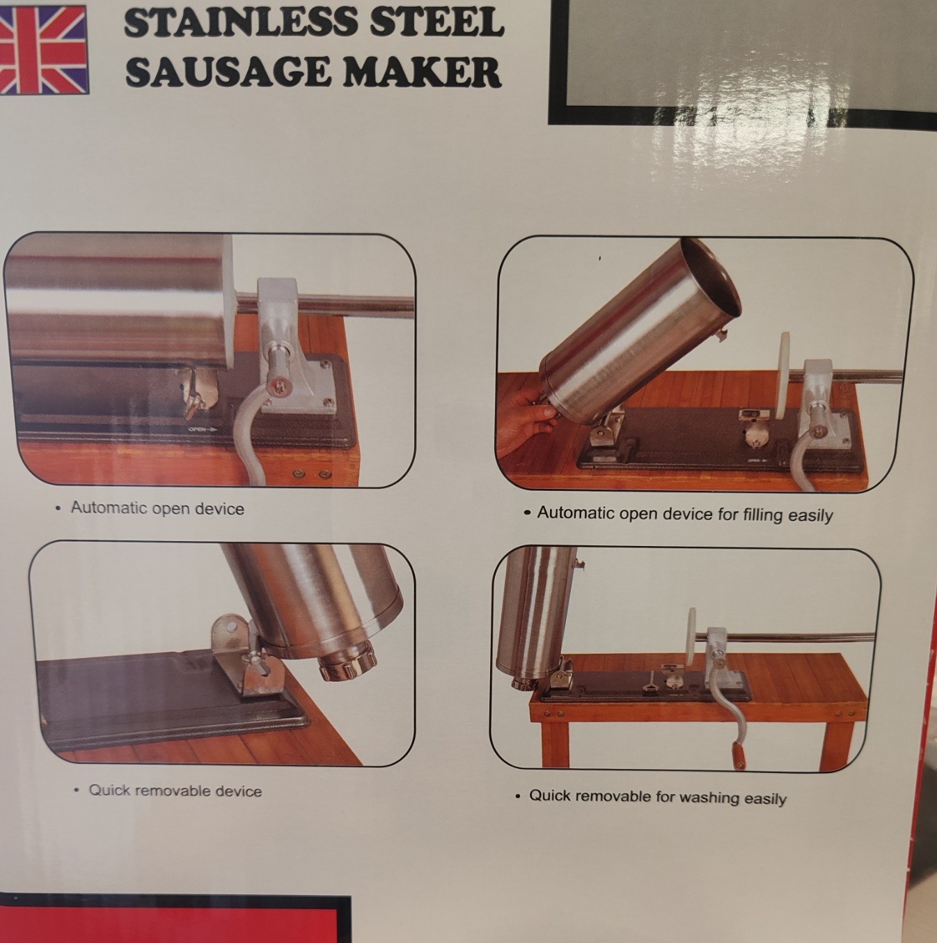 Шприц ковбасний механічний на 4 кг фаршу КУ-2008 РА, з нержавіючої сталі - Зображення 6