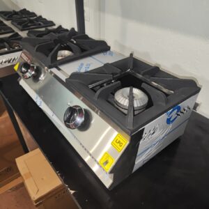 Професійна газова плита görkem go 20 — настільна, 2 конфоркова