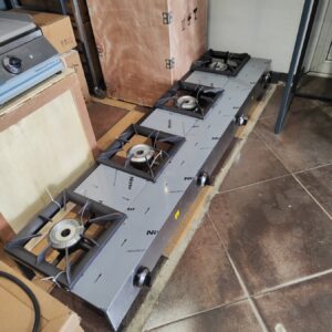 Професійна газова плита Görkem SGO 40 — настільна, 4-конфоркова (конфорка 330*330)