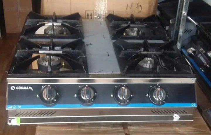Професійна газова плита görkem go 40 — настільна, 4 конфоркова