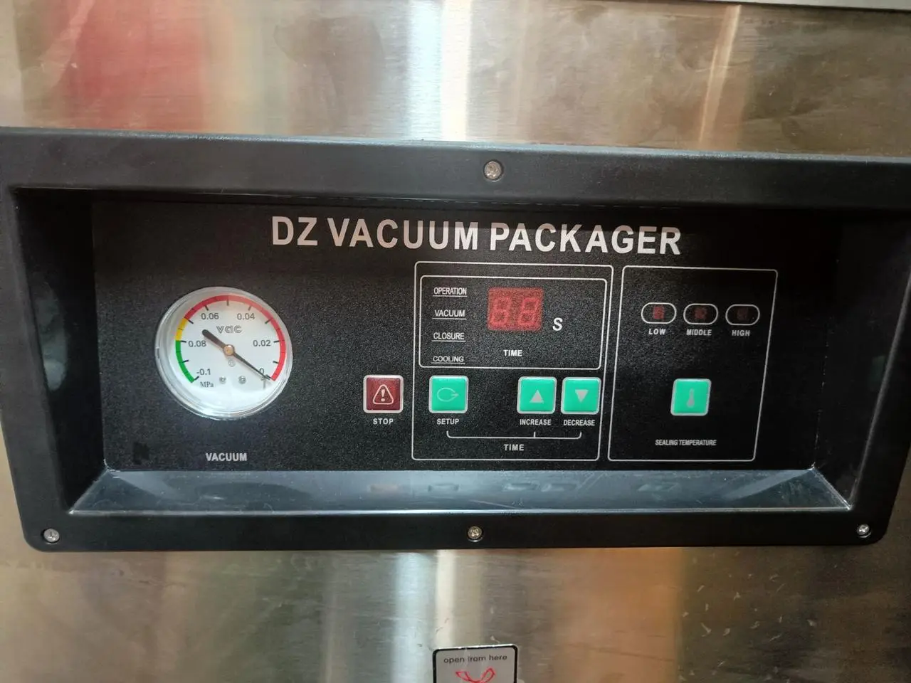 Вакуумний пакувальник DZ-500 з функцією газового наповнення - Зображення 4