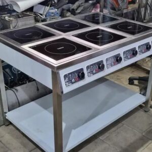 Промислова шестиконфоркова індукційна плита LS-C-06 (3500 Вт х 6)