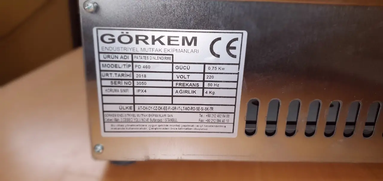 Марміт для картоплі фрі настільний ультрафіолетовий Görkem PD470 - Зображення 5