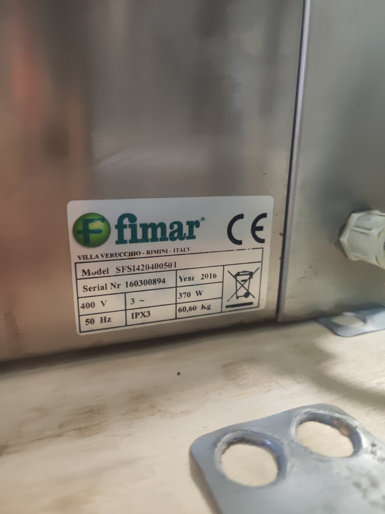 Тісторозкатувальна машина Fimar SI/420 SFSI42040050 380в, Італія - Зображення 7